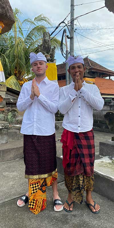 daan stage op bali Bali stage ervaring