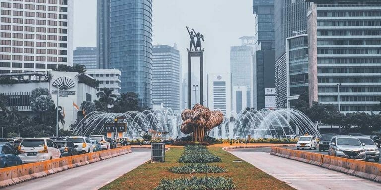 Jakarta 2 Statue in Jakarta Indonesia