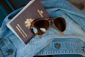 Paspoort met het juiste visum tsjechië