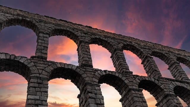 aqueduct of segovia toeristische attracties in Spanje